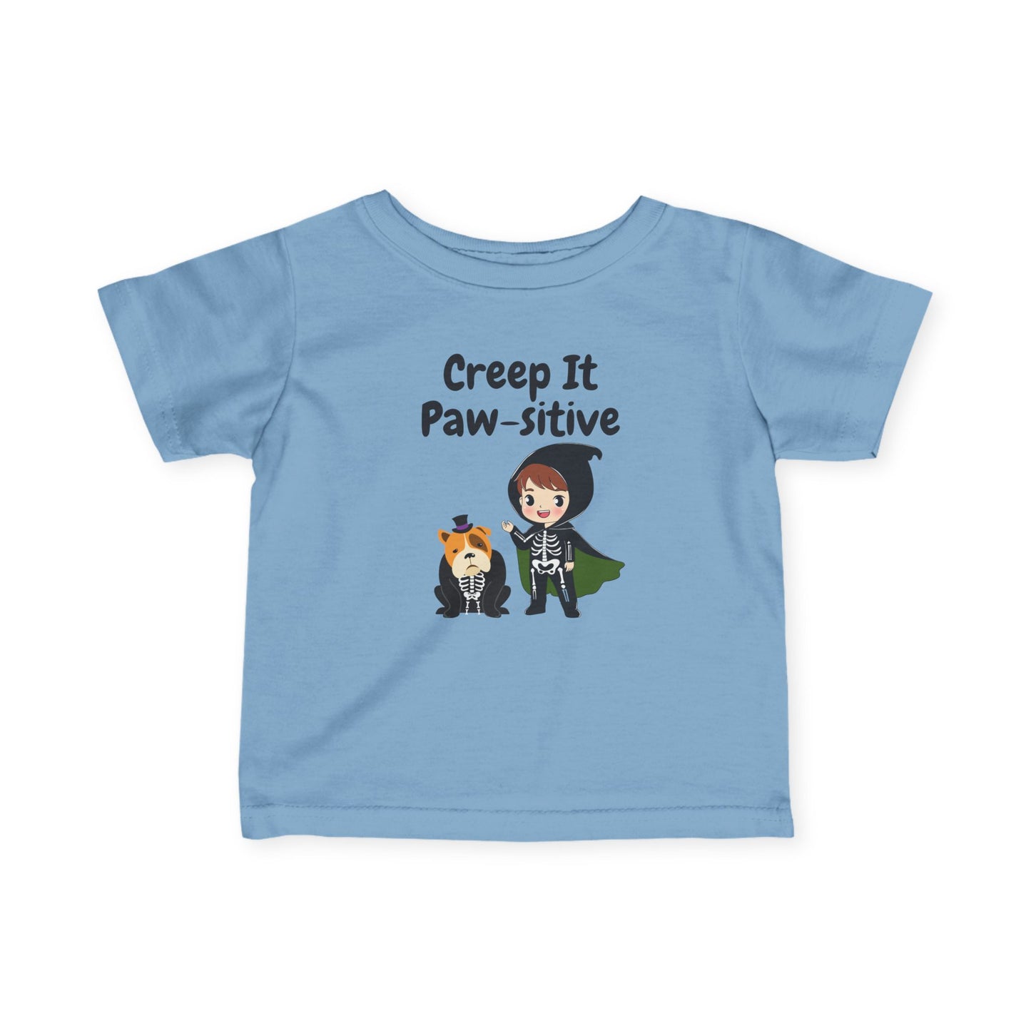Creep It Paw-sitive Design Halloween Infant Tee