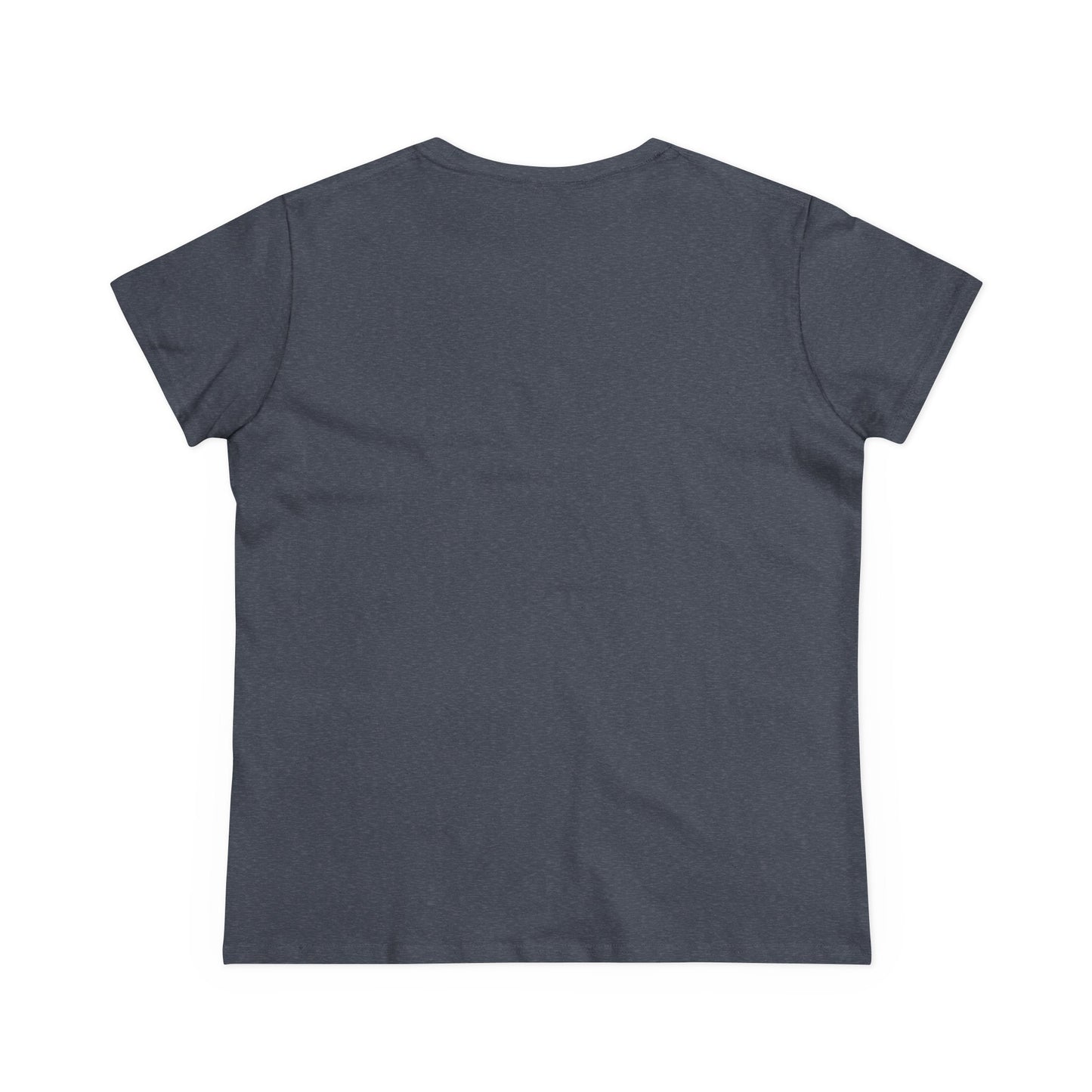 Plain back of dark gray t-shirt on a white background