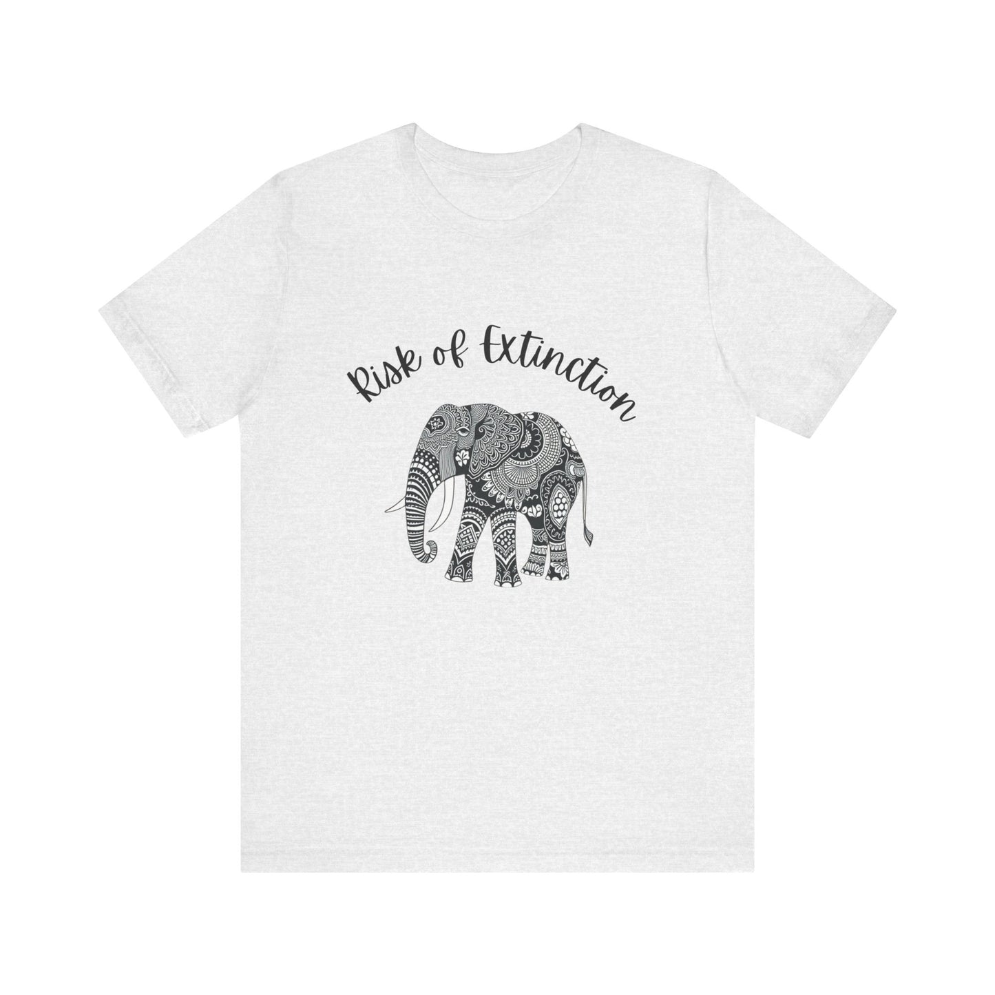 Risk of Extinction Batik Elephant Unisex T-Shirt