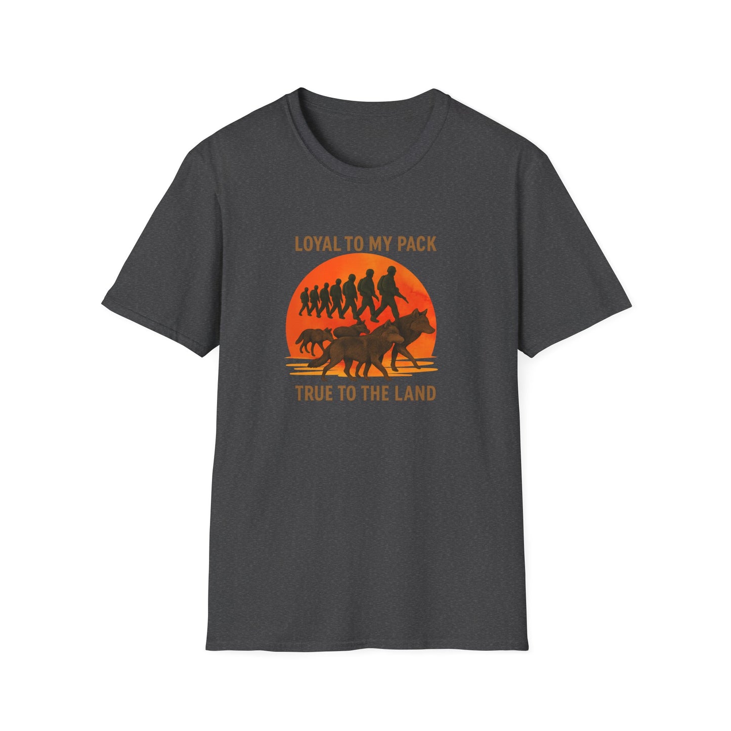 Loyal to My Pack Military-Nature T-Shirt, Unisex Tee