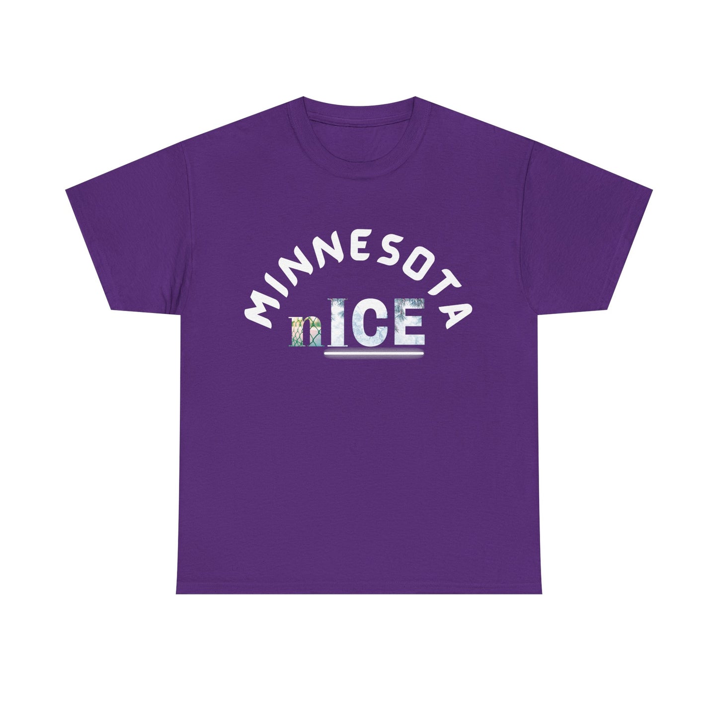 Minnesota nICE Cold and Distant Culture Unisex Heavy Cotton Tee