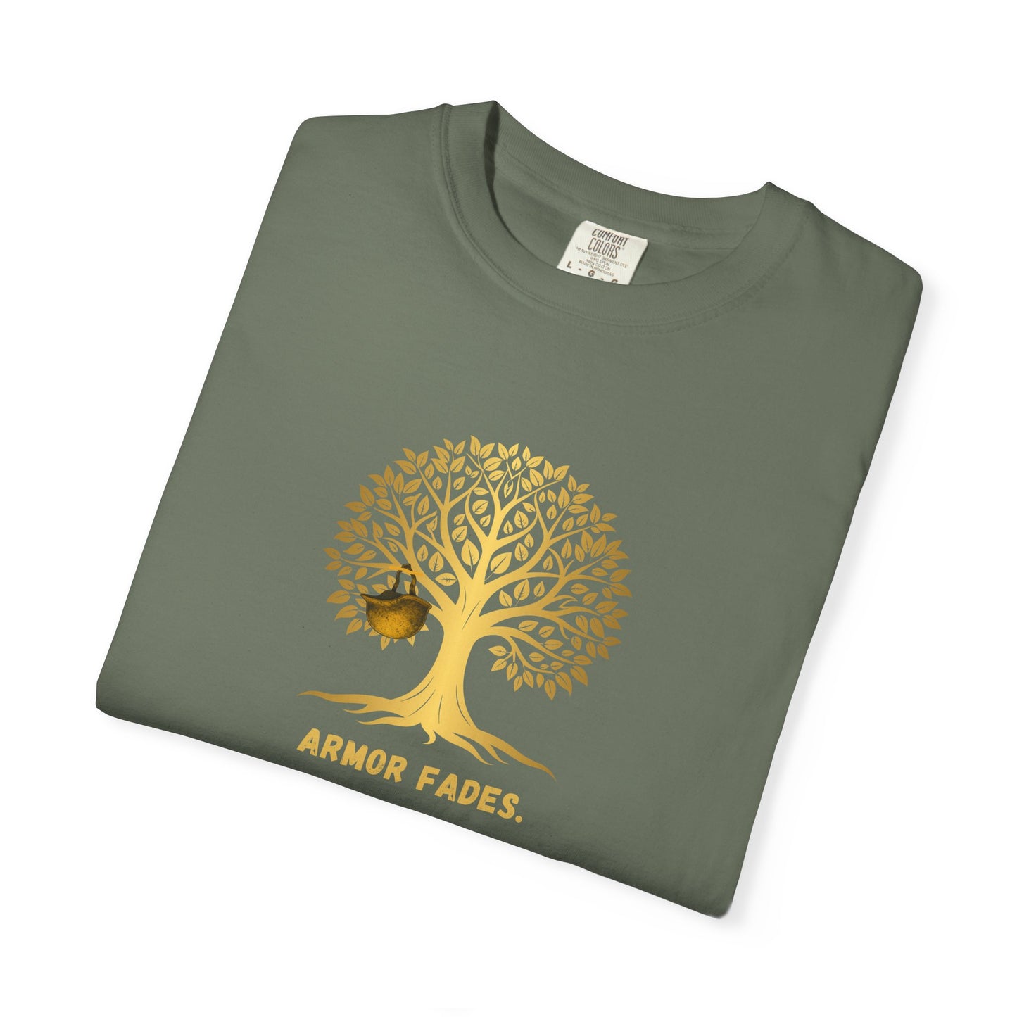 Armor Fades Honor Grows Military Nature-Inspired Unisex T-shirt