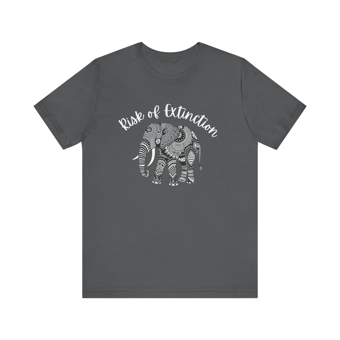 Risk of Extinction Batik Elephant Unisex T-Shirt