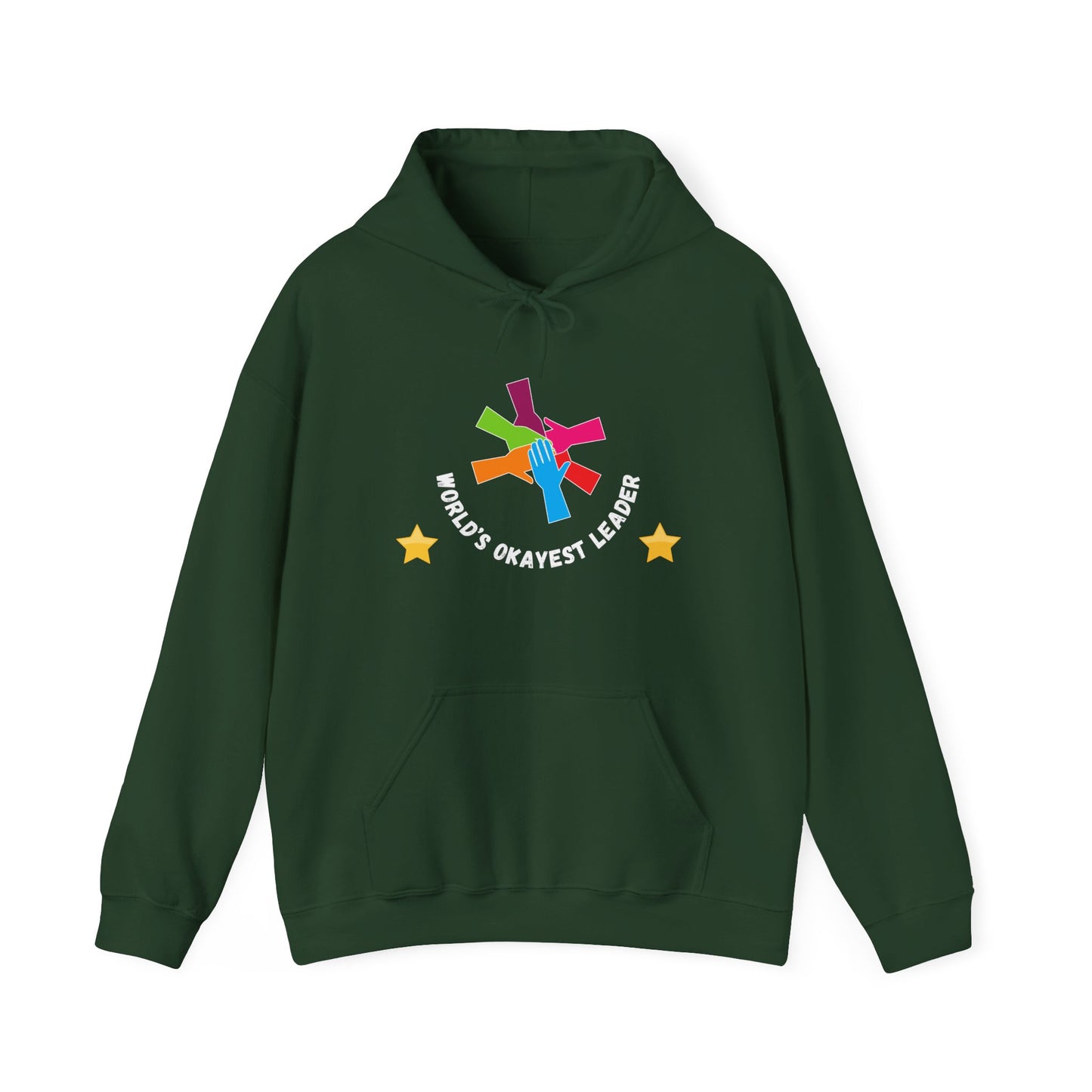 Funny Hoodie for World's Okayest Leader Unisex