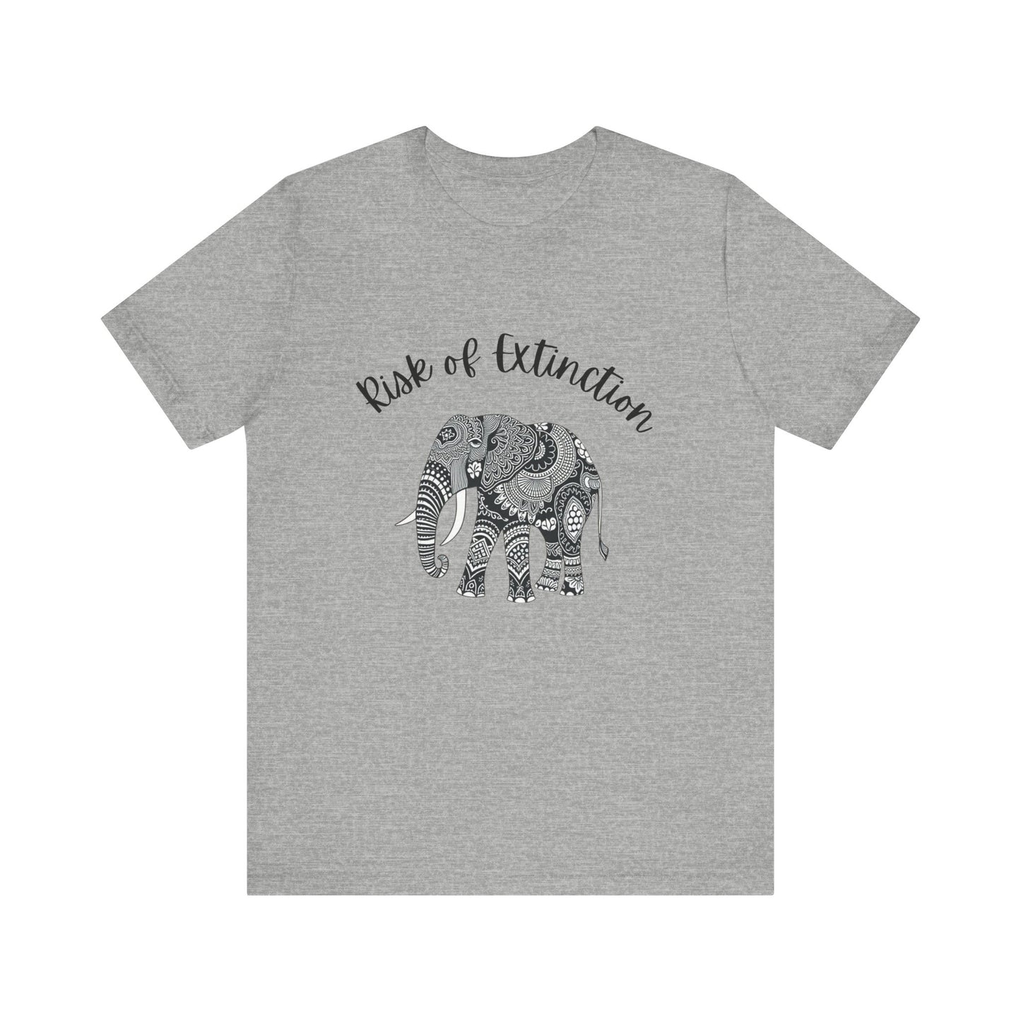 Risk of Extinction Batik Elephant Unisex T-Shirt