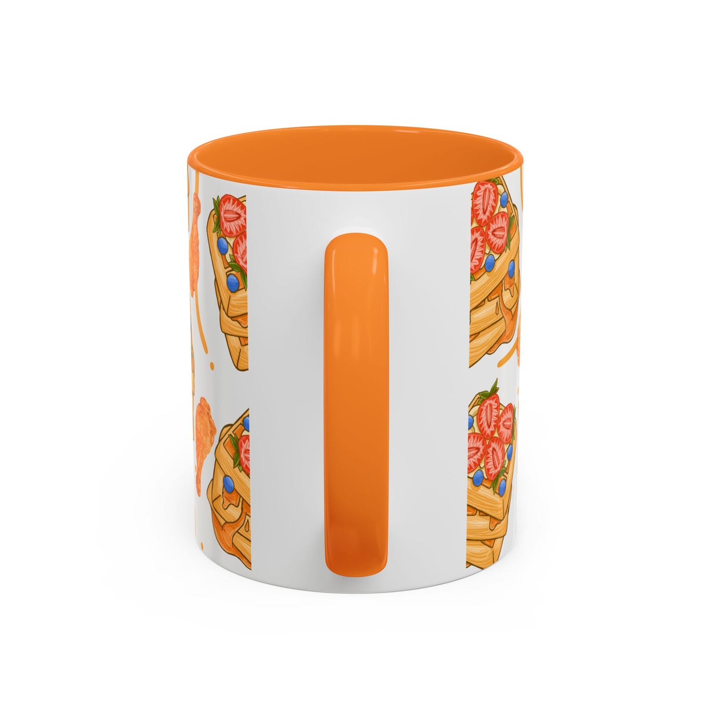 Coffee Mug- Colorful Chicken and Waffles Design Autumn Colors