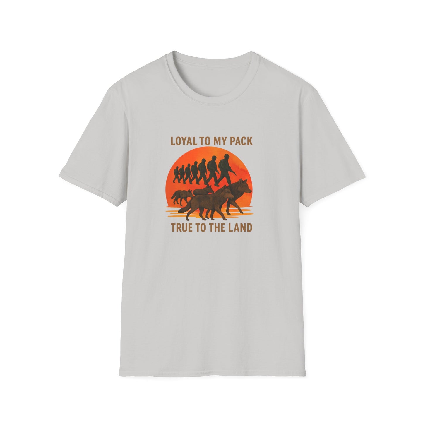 Loyal to My Pack Military-Nature T-Shirt, Unisex Tee