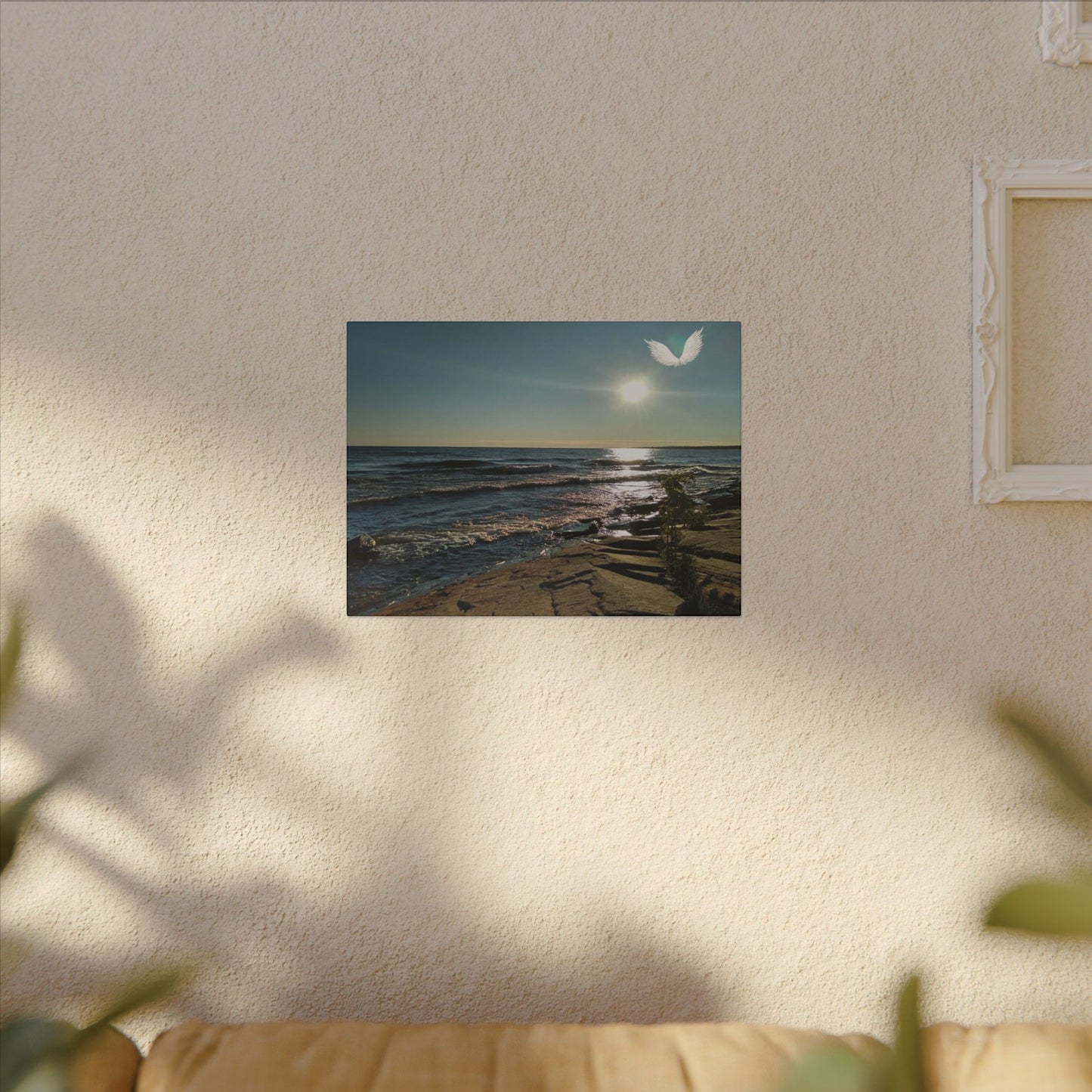 Canvas Print Spiritual View of Lake Superior Sunset