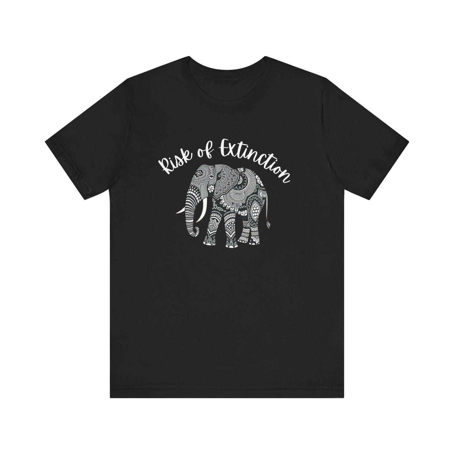 Risk of Extinction Batik Elephant Unisex T-Shirt