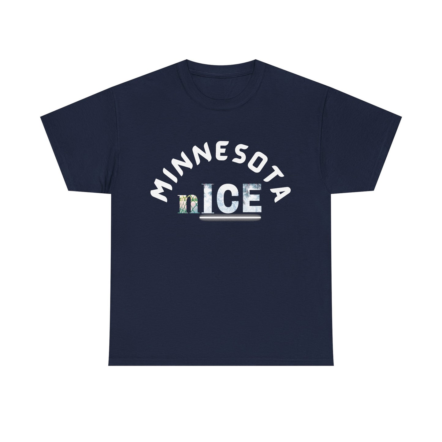 Minnesota nICE Cold and Distant Culture Unisex Heavy Cotton Tee