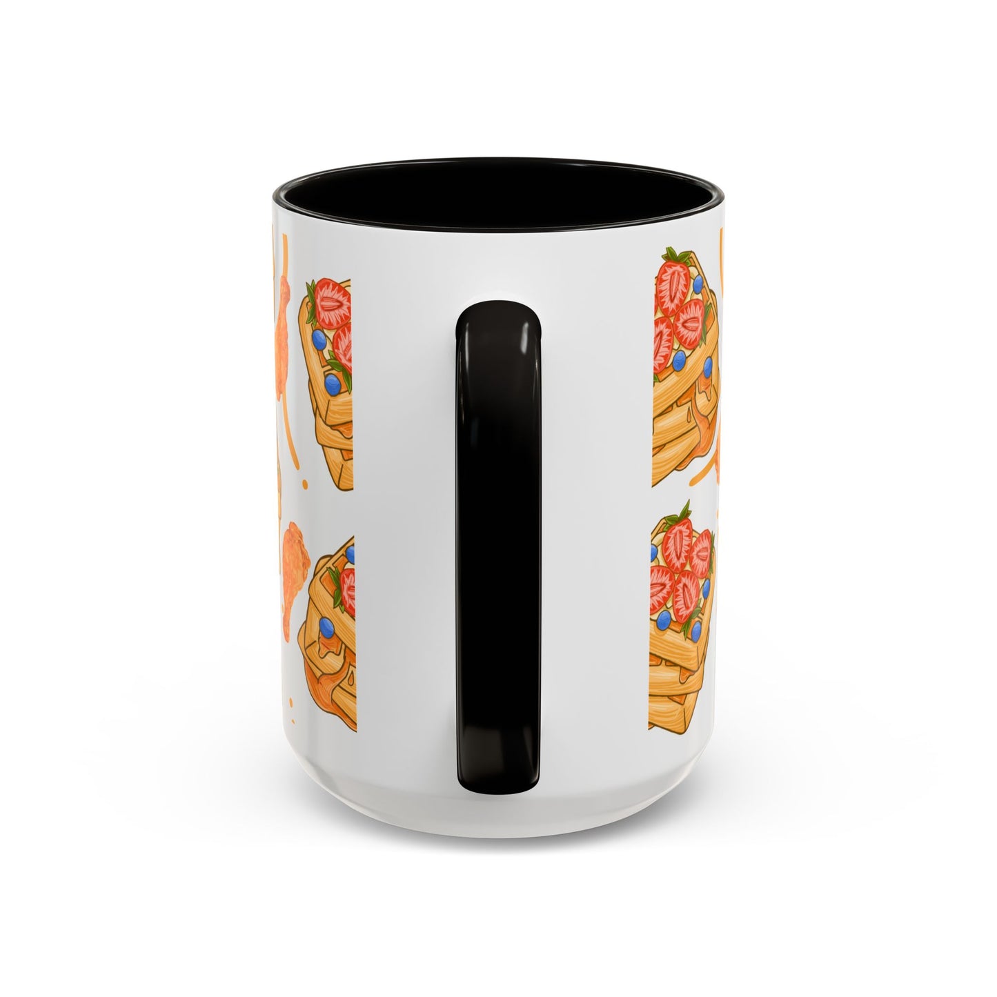 Coffee Mug- Colorful Chicken and Waffles Design Autumn Colors