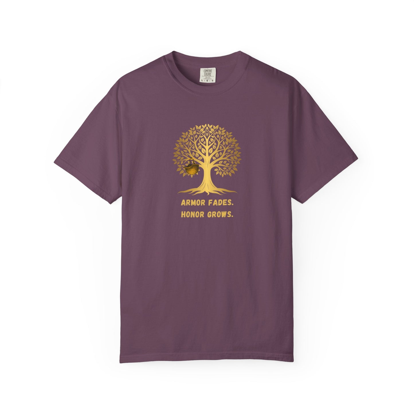 Armor Fades Honor Grows Military Nature-Inspired Unisex T-shirt