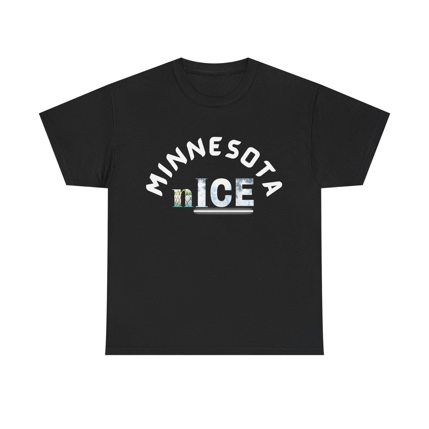 Minnesota nICE Cold and Distant Culture Unisex Heavy Cotton Tee