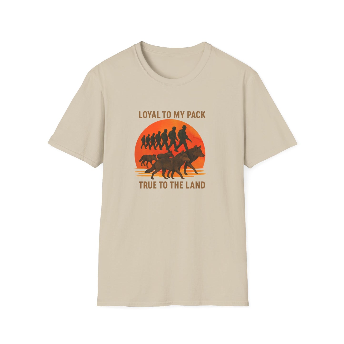Loyal to My Pack Military-Nature T-Shirt, Unisex Tee