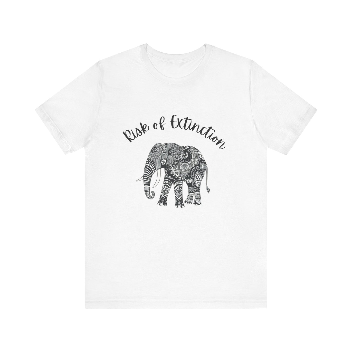 Risk of Extinction Batik Elephant Unisex T-Shirt