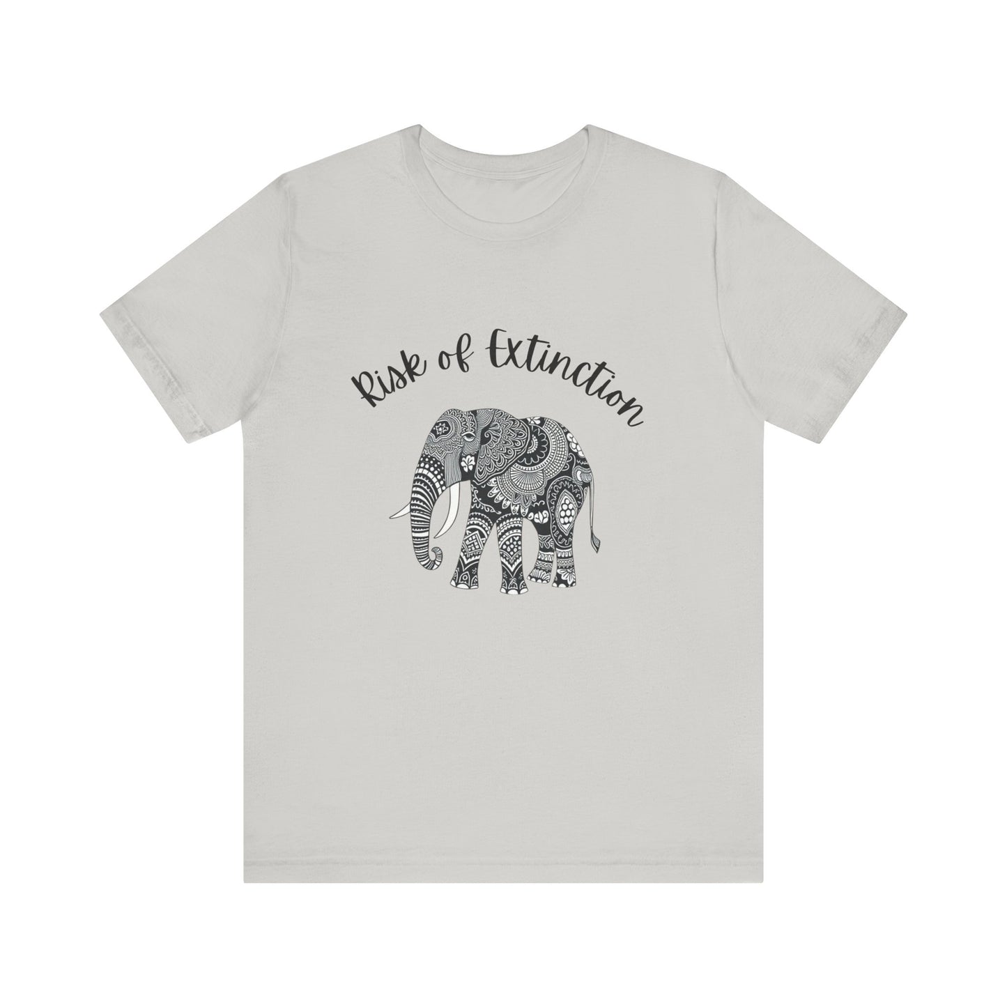 Risk of Extinction Batik Elephant Unisex T-Shirt
