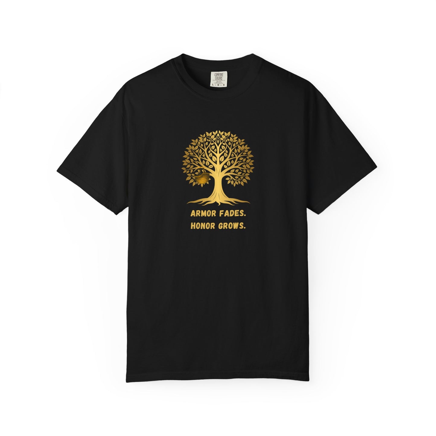 Armor Fades Honor Grows Military Nature-Inspired Unisex T-shirt