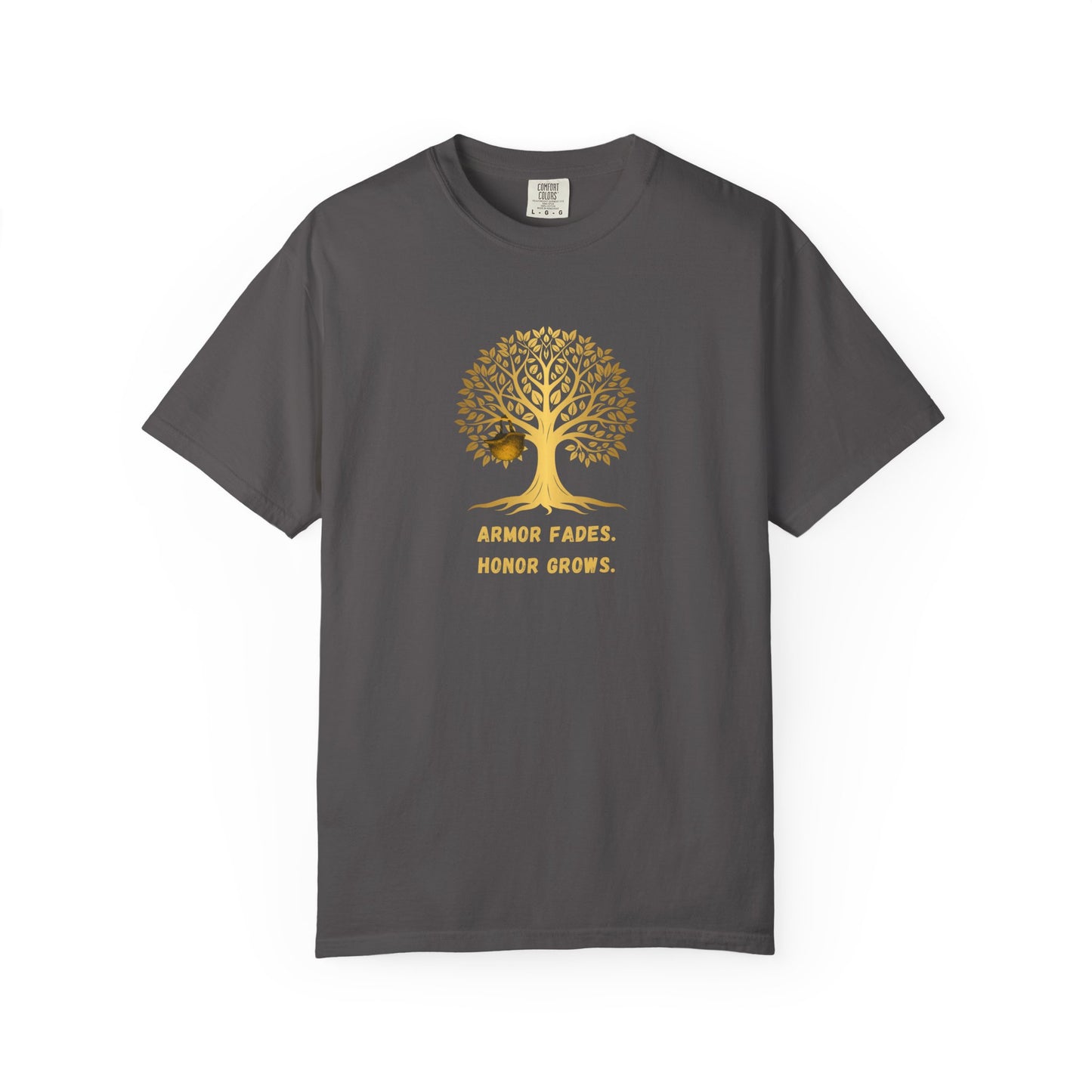 Armor Fades Honor Grows Military Nature-Inspired Unisex T-shirt