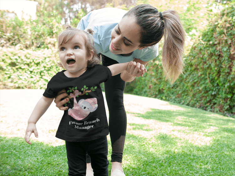 Future Branch Manager in Pink Infant Fine Jersey Tee