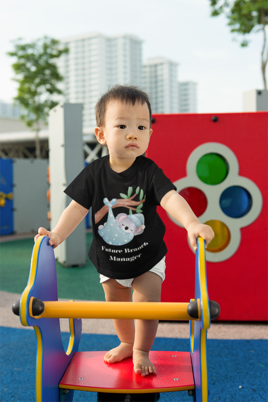 Future Branch Manager Blue Infant Fine Jersey Tee
