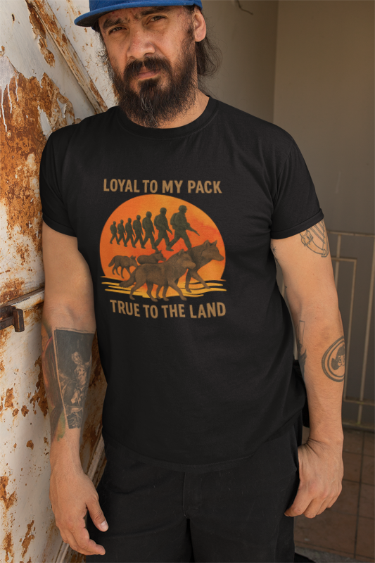 Loyal to My Pack Military-Nature T-Shirt, Unisex Tee