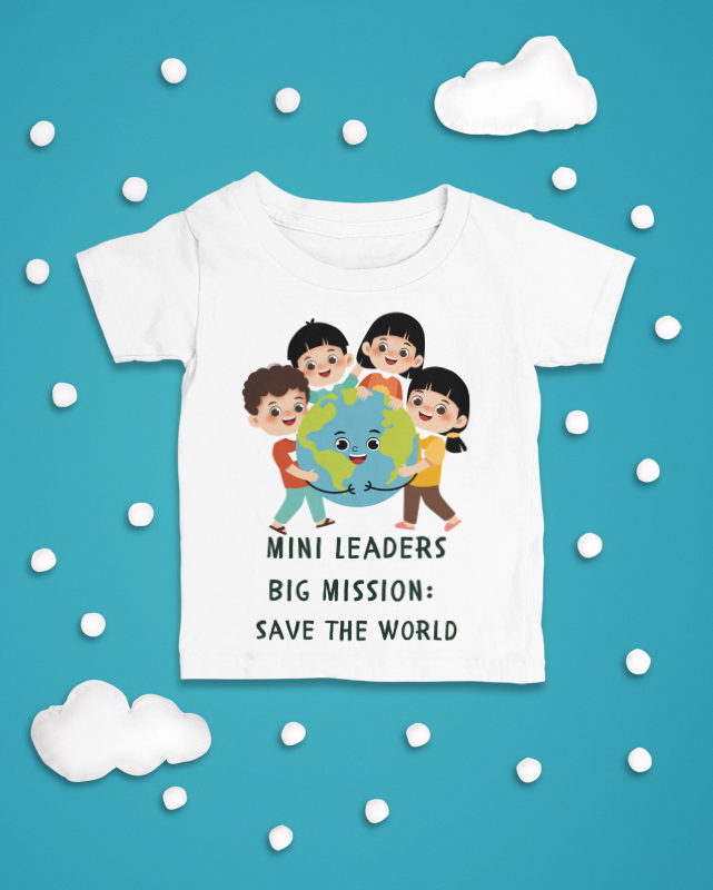 Mini Leaders Big Mission Save the World Infant Tee