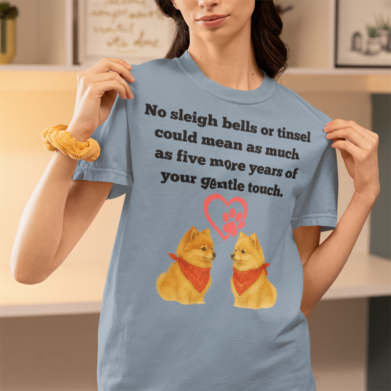 Dog Lover Garment-Dyed T-Shirt - Wishing for 5 More Years