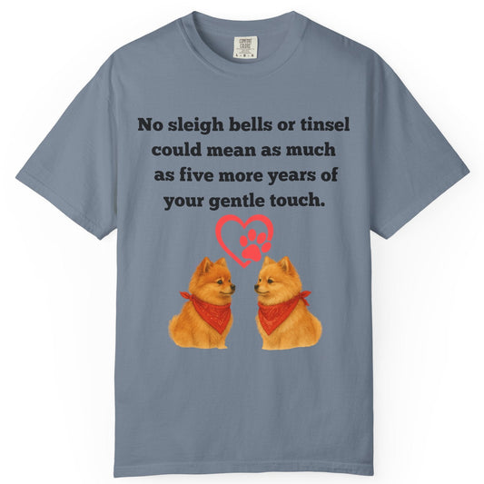 Dog Lover Garment-Dyed T-Shirt - Wishing for 5 More Years