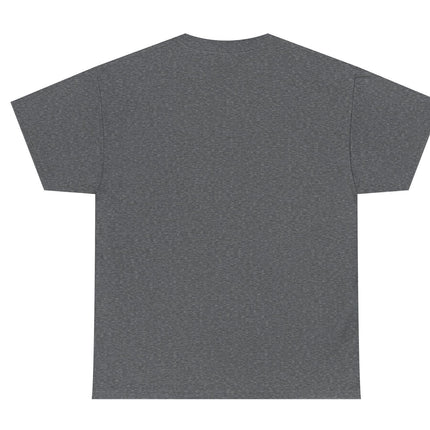 Plain back of gray t-shirt on a white background