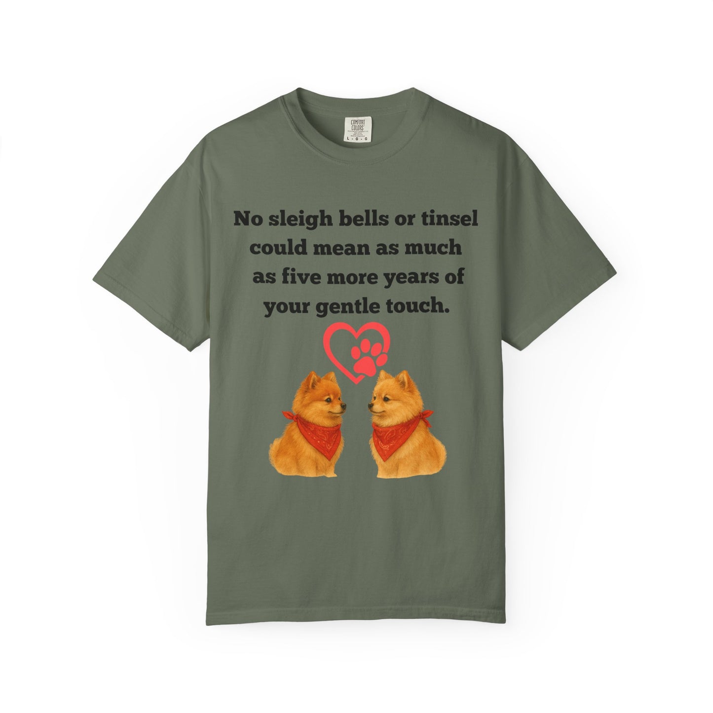 Dog Lover Garment-Dyed T-Shirt - Wishing for 5 More Years