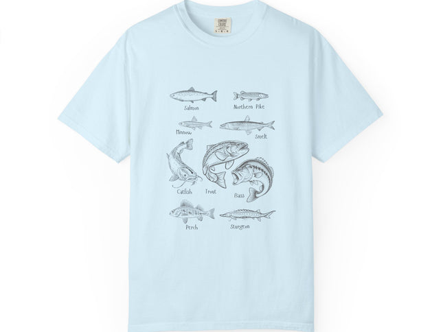 Vintage Fish Identification T-Shirt — Illustrated Species