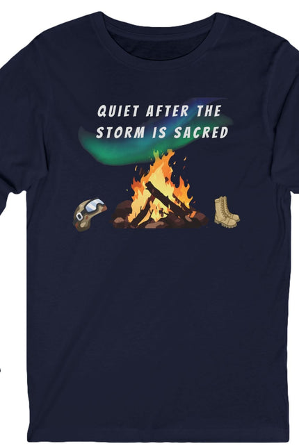 Quiet After the Storm is Sacred Unisex Long Sleeve Tee