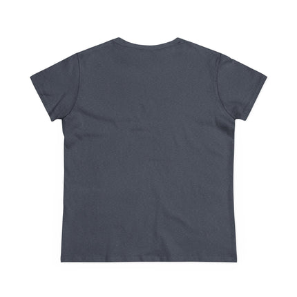 Plain back of dark gray t-shirt on a white background