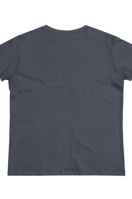 Plain back of dark gray t-shirt on a white background