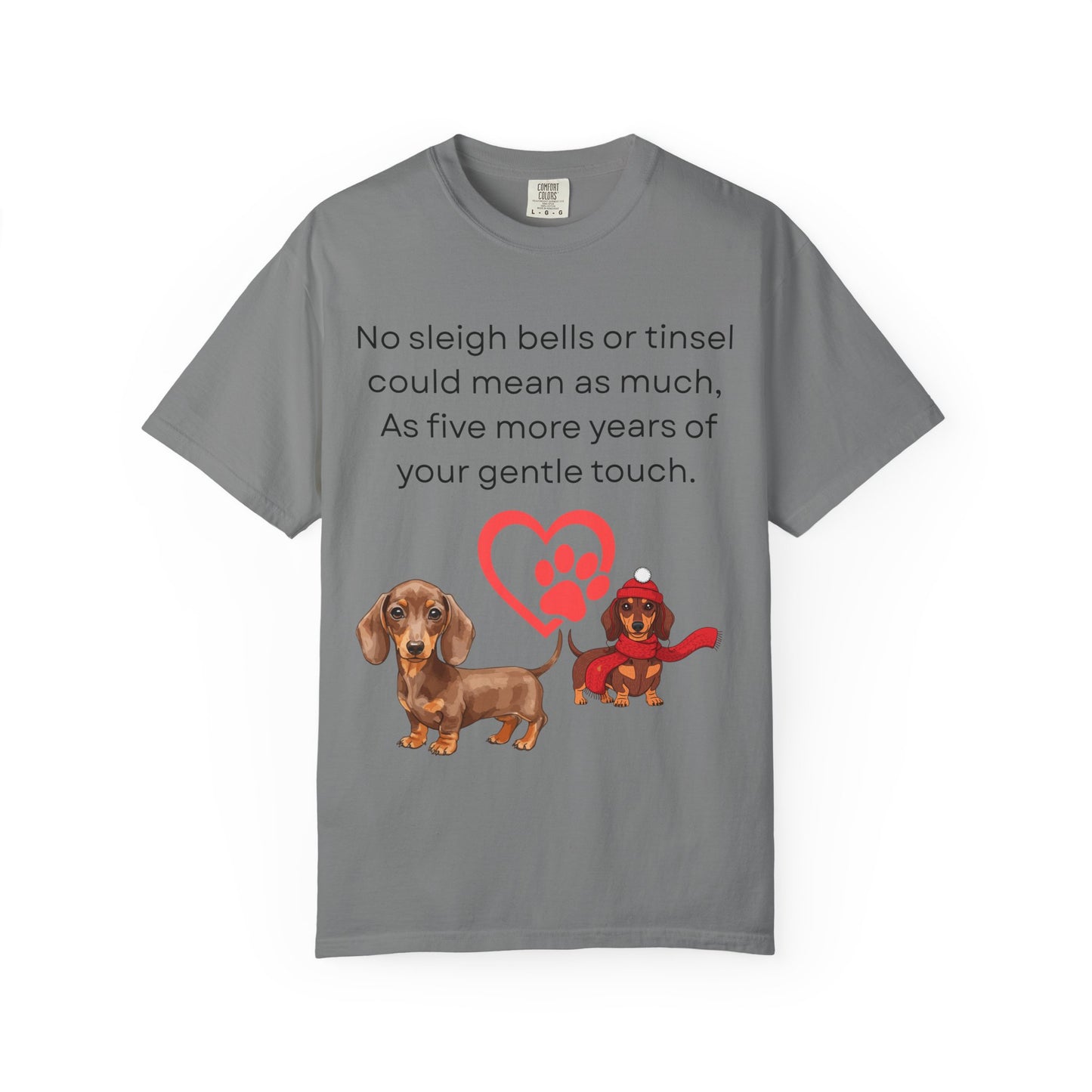 Dachshund Dog Lover T-shirt - 5 More Years Holiday Gift Design