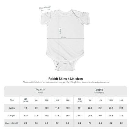 You Are The Snuggles German Shepherd Puppy Infant Fine Jersey Bodysuit