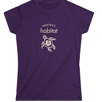 Eco-Conscious Women's Tee, Endangered Sea Turtle