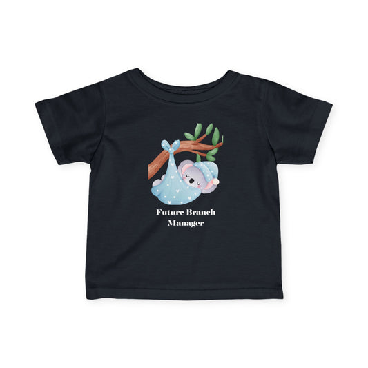 Future Branch Manager Blue Infant Fine Jersey Tee