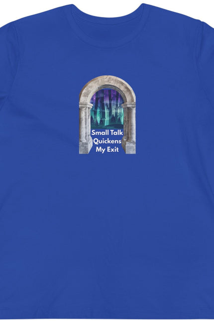 Funny Graphic Women's Tee for Introverts, Small Talk