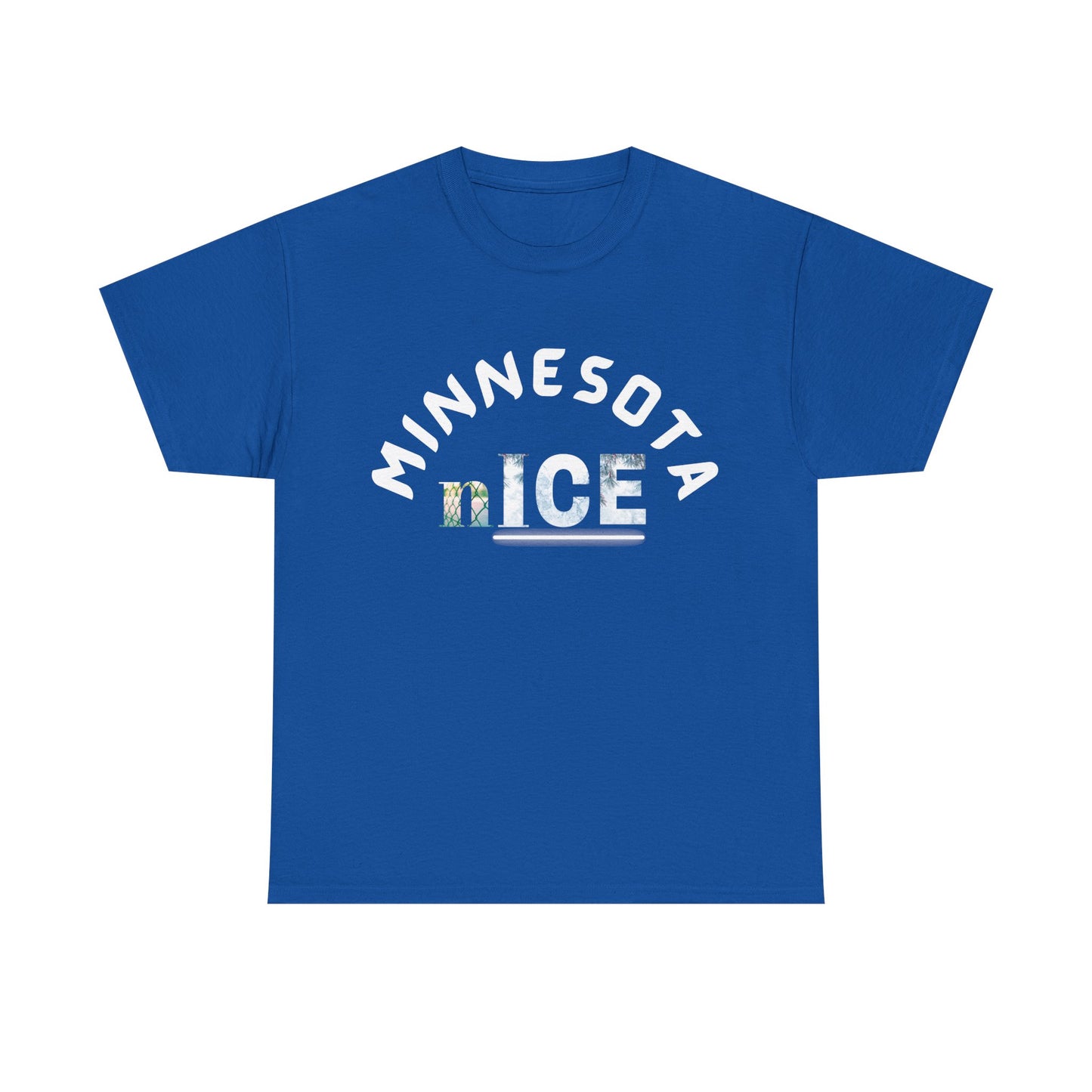 Minnesota nICE Cold and Distant Culture Unisex Heavy Cotton Tee