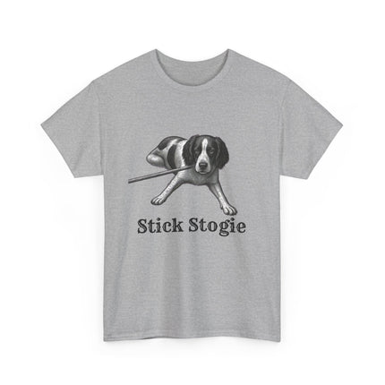 Retro 'Stick Stogie' Dog Tee Vintage Springer Spaniel Graphic T-Shirt