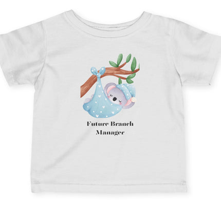 Future Branch Manager Blue Infant Fine Jersey Tee