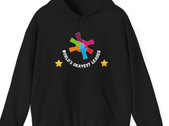 Funny Hoodie for World's Okayest Leader Unisex