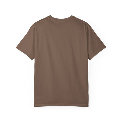 Brown t-shirt on a white background