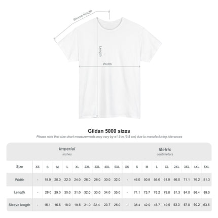 "Pain, Pines, Peace" Nature Inspired Unisex Heavy Cotton Tee