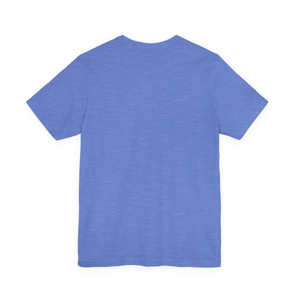 Blue t-shirt on a white background