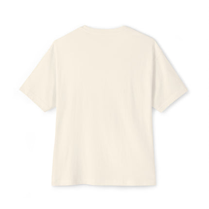 Plain back of a beige t-shirt on a white background