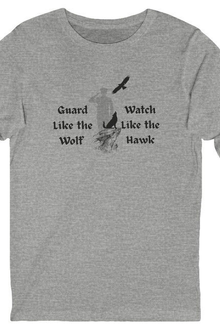 Guard Like the Wolf Watch like the Hawk Military Unisex Long Sleeve Tee