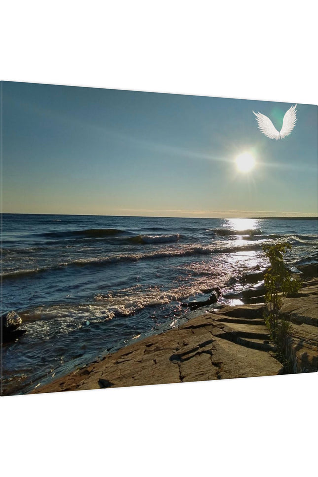 Canvas Print Spiritual View of Lake Superior Sunset