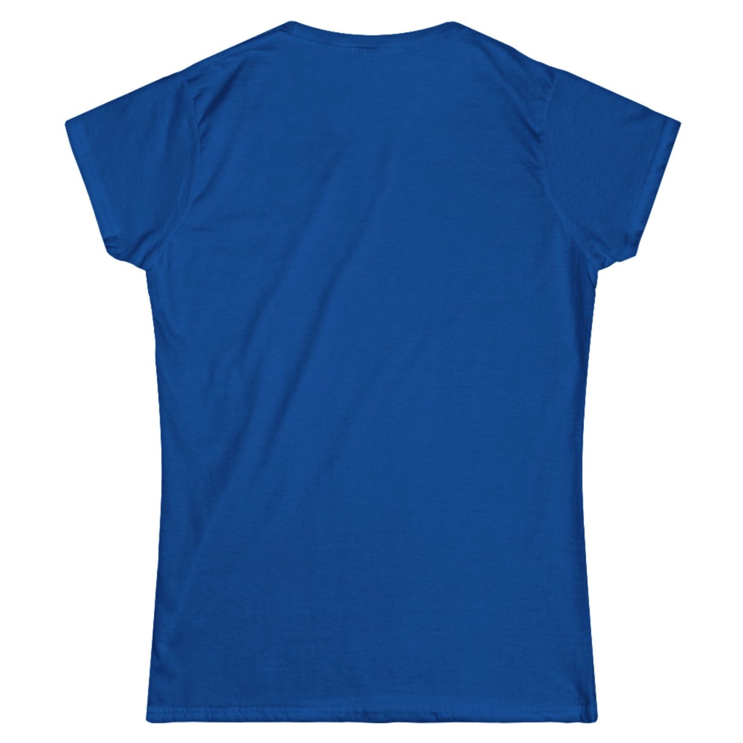 Blue t-shirt on a white background